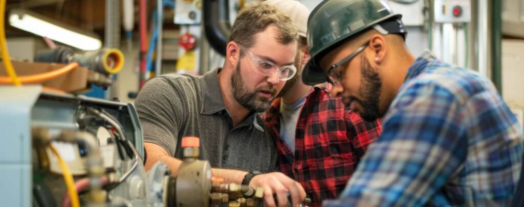 HVAC tools being used by TrueServ Mechanical technicians