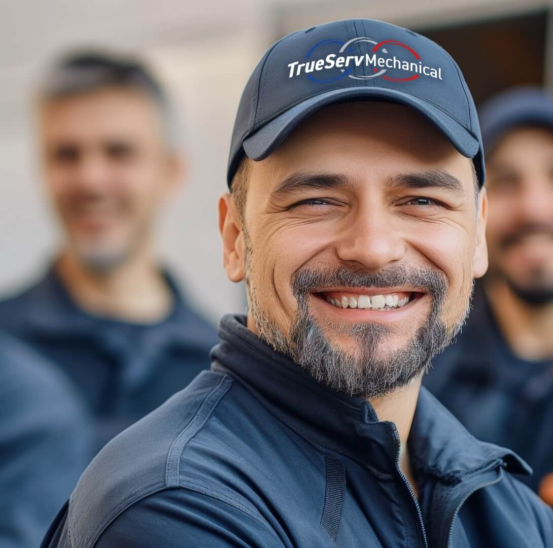 HVAC technician in training at TrueServ Mechanical